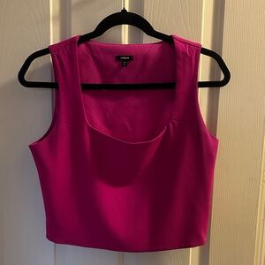 Express Women's Fuchsia Tank Top